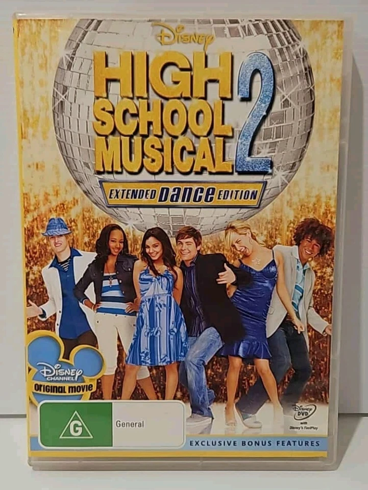 HIGH SCHOOL MUSICAL 2 Family Adventure Drama DVD Movie Film (R4) Disney - image 1 of 1