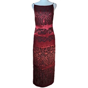 Georgiou Studio ärmelloses Kleid Slip Fit rot Damen 4 Nächte elegant maximalistisch - Bild 1 von 13