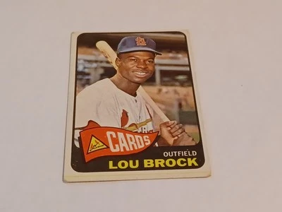 ⚾️ 1965 Topps - High Number SP #540 - Lou Brock (HOF) - Cardinals - Image 1 of 4