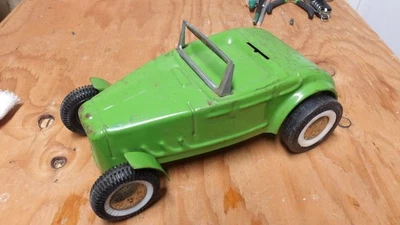 Vintage- Original 1960's Buddy L Tin Hotrod Roadster - Image 1 of 4