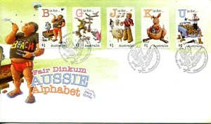 2017 Fair Dinkum Aussie Alphabet Part Three - FDC - Bild 1 von 2