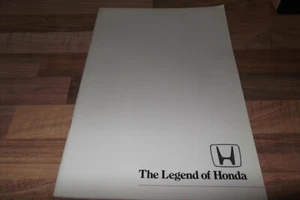 THE LEGEND OF HONDA Cars Motorcycles History Factory Publicity Brochure 1987 - Picture 1 of 6