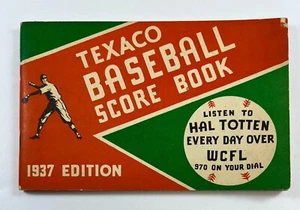 1937 Texaco Baseball Scorebook MG23 - Picture 1 of 4