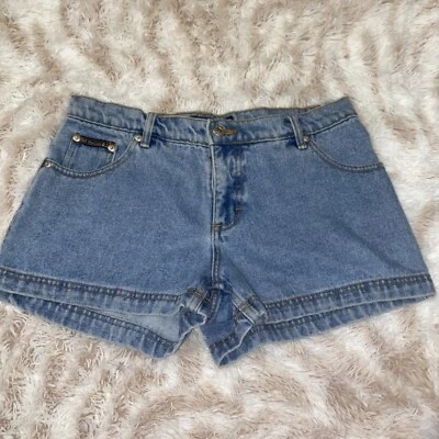 Pantalones cortos vaqueros azules tiro bajo vintage años 90 Y2K SIN EXCUSAS 9/10 se ajusta como 7/8 Foto 1 de 4