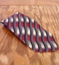 euc Louis Roth made in Italy Men's Geometric 100% Silk Tie Necktie 60" 3.75"