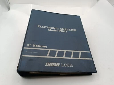 Manuale officina Fiat electronic analyzer Pro1 schede diagnosi Thema Turbo Y10 e - Immagine 1 di 4