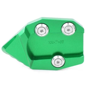 Almohadilla de placa de pie de extensión de soporte lateral para Kawasaki VN 650 2015-18 verde - Imagen 1 de 2