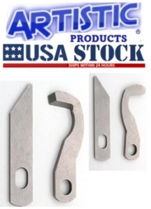 2pc.Set Serger Knife Overlock Blade Brother Upper and Lower for 925D,929D,1034D - Picture 1 of 1