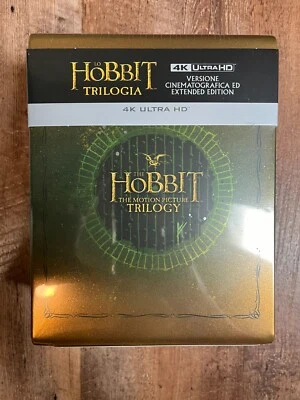 The Hobbit Trilogy Steelbook Collection (4K UHD Blu-ray, Import, Region Free) - Image 1 of 4