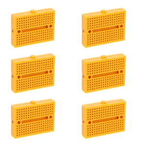 6 Pcs Steckbrettdrähte Kleines Brotbrett Experimentierplatine Gelbe - Bild 1 von 12