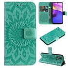 For Moto G Power 2021 G10 G50 E20 Leather Sunflower Card Stand Wallet Case Cover