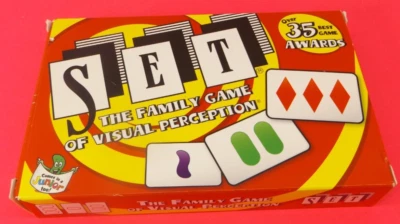 SET the FAMILY CARD GAME of Visual Perception - 100% COMPLETE - Image 1 of 3