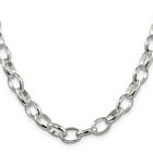 Sterling Silver 8Mm Fancy Rolo Chain Necklace
