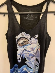 Sloth Astronaut Tank Top Never Worn BNWOT Size - Picture 1 of 4