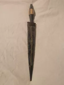 Rare Antique Spanish Fighting knife Mid 19TH Century - Picture 1 of 10