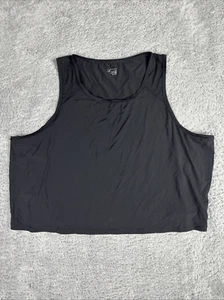Aerie Offline Damen Stretchy Cropped Tank Top XXL Schwarz Minimalistisch Athleisure - Bild 1 von 8