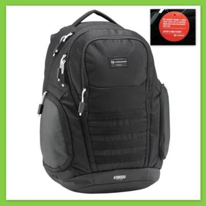 Caribee Komodo 42L Team backpack Laptop School Travel Bag Daypack Bike BLACK NEW - Picture 1 of 9