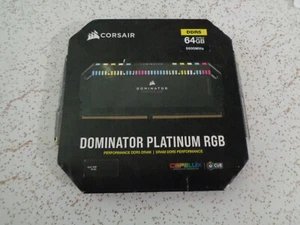 Corsair Dominator Platinum RGB 64GB 2x32GB DDR5 Memory Kit CMT64GX5M2X5600C40 - Afbeelding 1 van 5