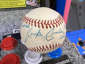 Jocko Conlan Cool Papa Bell Ralph Kiner Charlie Gehringer Autographed Baseball