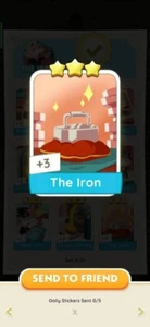 Monopoly Go - The Iron 3 ⭐️ Sticker Set 8 (FAST DELIVERY) (Description) - Picture 1 of 1