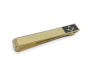 Freemasons Black & Gold Masonic Tieslide - Picture 1 of 5