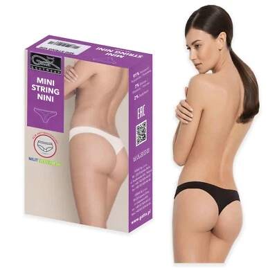 GATTA NINI String Thong Mikrofaser Unterwäsche NAHTLOSE STRING antibakteriell