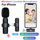 Wireless Lavalier Microphone Mic For iPhone iPad IOS Live Stream YouTube Tiktok
