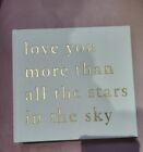 Babys erstes Fotoalbum weiß I Love You More Than All The Stars In The Sky
