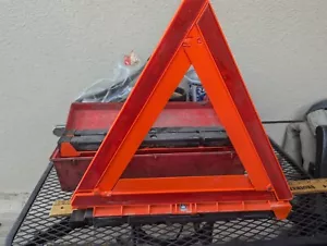 HELLA Warning Triangle Kit Emergency D.O.T Approved Reflectors - Picture 1 of 7