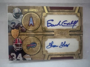 2010 TOPPS SUPREME FOOTBALL EARL CAMPBELL THURMAN THOMAS AUTO #2/10 - Picture 1 of 2