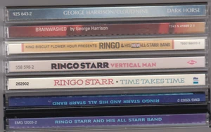 CD Sammlung Ringo Starr - George Harrison - 6 CDS - Foto 1 di 1