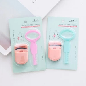 Alicates para pestañas cepillo para pestañas ayuda para pestañas ayuda para maquillar maquillaje herramienta cosmética juego de 2 - Imagen 1 de 7