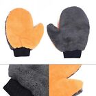 Artificial Wool Plush Microfiber Car Wash Mitt Safe and Gentle Cleaning