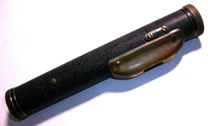 Estuche de cuero a nivel de mira de bolsillo topográfica de mano vintage piezas o reparación - Imagen 1 de 20