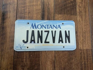 Montana Janzvan Jan Janice Janet's Van 2000 matrícula personalizada - Imagen 1 de 2
