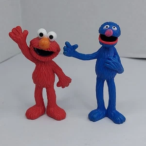 ELMO & GROVER Readers Digest Young Family Sesame Street PVC Figure Toy RDYF - Picture 1 of 16