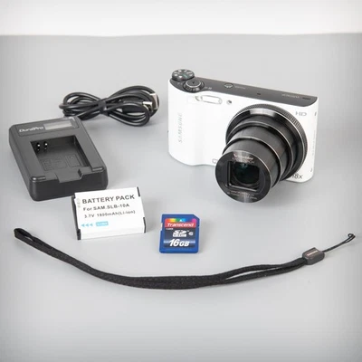 Samsung WB150F 14.2MP Digital Camera - White - Image 1 of 4