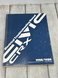 1988 1989 Honda Civic CRX Electrical Troubleshooting Factory Repair Shop Manual - Bild 1 von 2