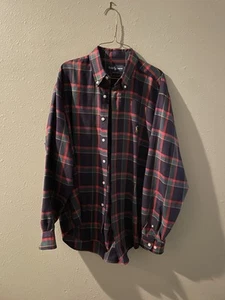 Polo Ralph Lauren Plaid Long Sleeve Button Down Men’s Size XL - Picture 1 of 8