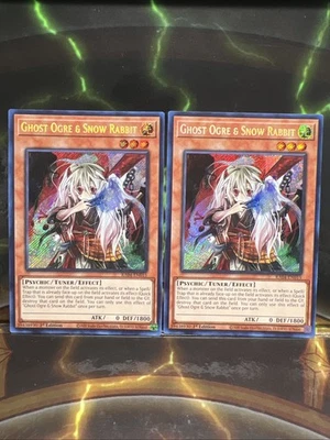 Ghost Ogre & Snow Rabbit (Secret Rare) RA04-EN015 (X2) NM (slot#19) - Image 1 of 4