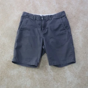 Vans Chino Shorts Men's 34 Gray Flat Front Skater - Picture 1 of 10