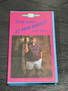 1985 STEVE DAHL At Your Request with Garry Meier VHS TAPE Hardshell Case - Picture 1 of 4