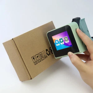 Mini inkjet printer prints text, batch number, barcode expiration date paper box - Picture 1 of 4