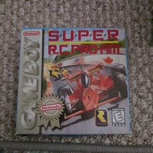 Super RC Pro-Am Nintendo Game Boy CIB COMPLETE With All Inserts. Great Condition - Picture 1 of 9