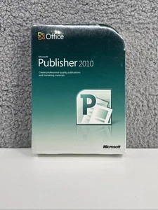 Microsoft Publisher 2010 Full Version New in plastic - Afbeelding 1 van 7