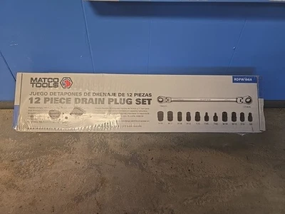 Matco Tools 12 PIECE DRAIN PLUG SET RDPW100A 14MM AND 17MM - Image 1 of 4