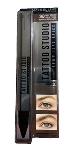 Palo de levantamiento de cejas Maybelline Tattoo Studio (260 marrón profundo) 0,038 oz NUEVO EN CAJA - Imagen 1 de 2