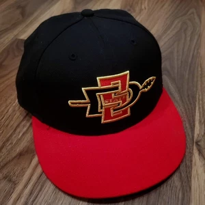 New Era San Diego State Aztecs NCAA Fitted Wool Hat Size 7 1/8 - Picture 1 of 6