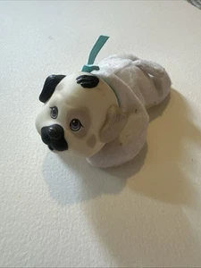 Vintage 1991 Hasbro Puppy Surprise Replacement Baby White & Black Nose Dog Plush - Picture 1 of 6