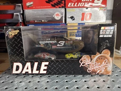 Dale Earnhardt Sr 3 Car Set Dale the Movie 1:24 and 1:64 scales Raced Versions - Image 1 of 4